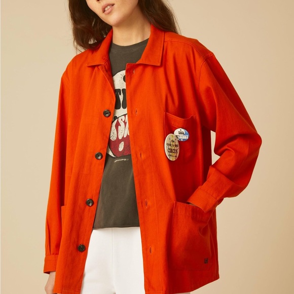 Super cute orange jacket by Leon & Harper! 🧡🍊 - Picture 2 of 10